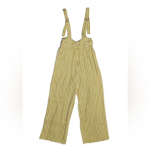 A Peach Pants - NWOT APeach Mustard Colored High Waisted Jumpsuit